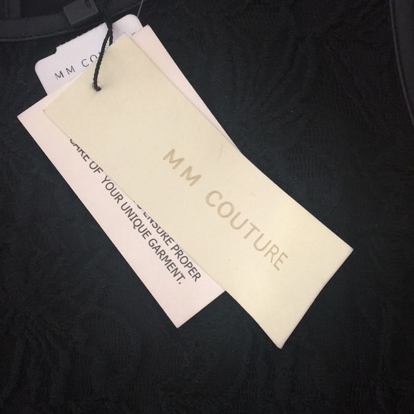 Black Lace Peplum Dress - Picture 5 of 5